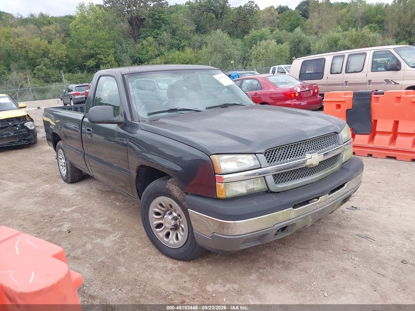 2005 CHEVROLET SILVERADO 1500 WORK TRUCK | 1GCEC14X75Z150958 | UPCARS