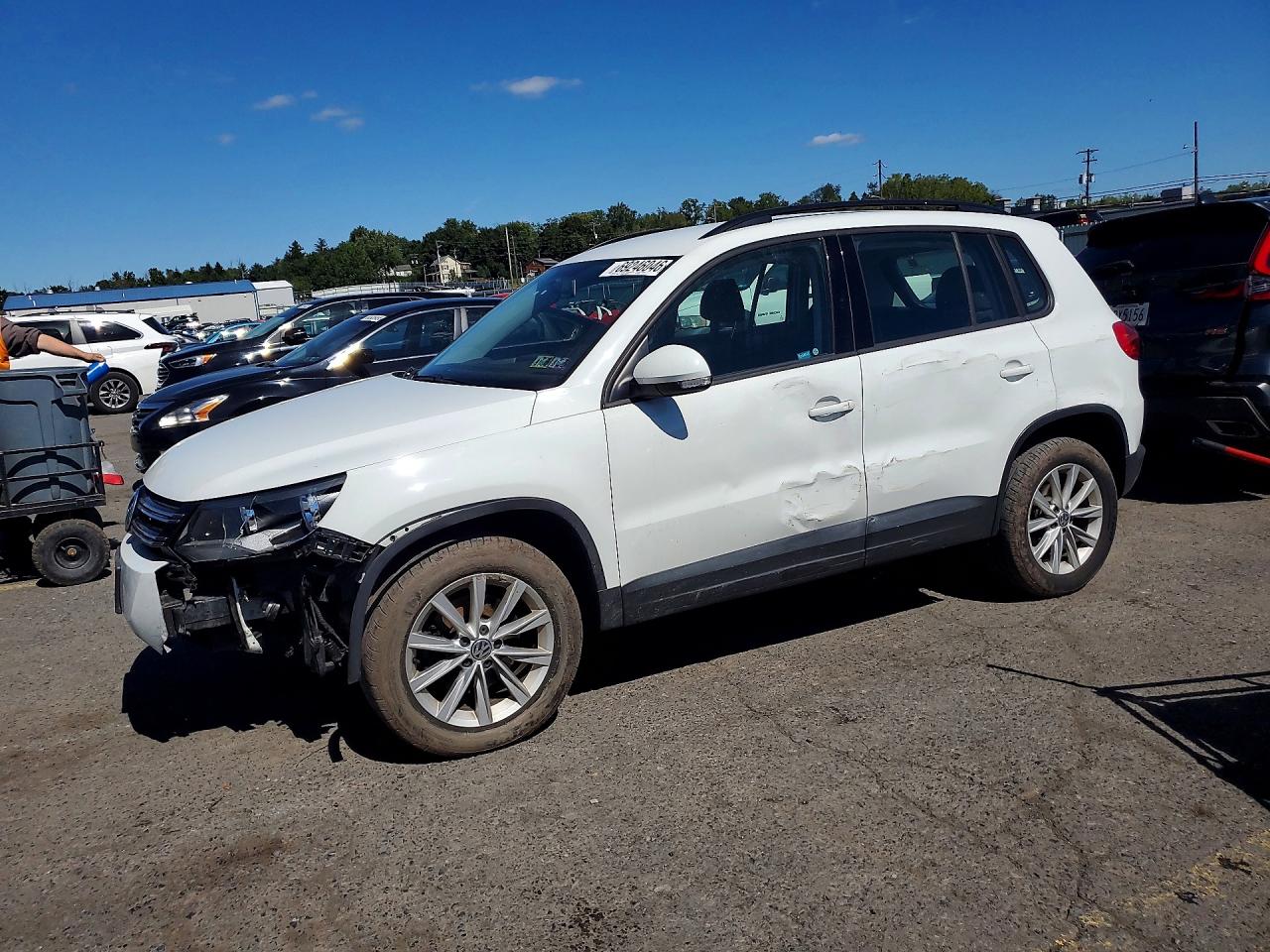 2017 VOLKSWAGEN TIGUAN S | WVGBV7AX7HK054602 | UPCARS