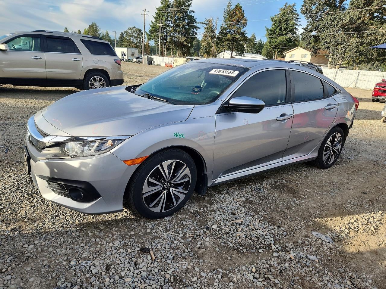 2018 HONDA CIVIC EX | JHMFC1F3XJX004170 | UPCARS