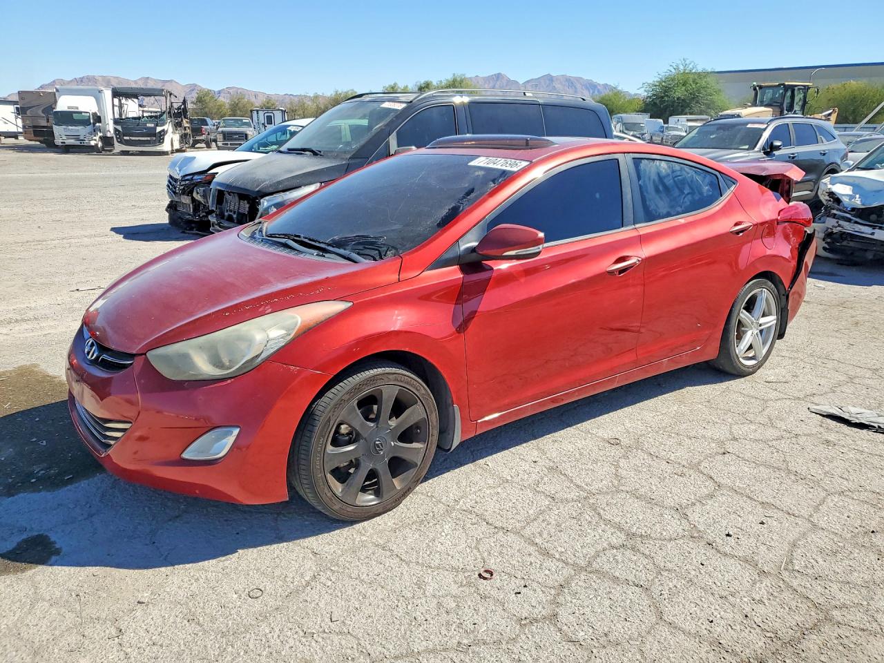 2013 HYUNDAI ELANTRA LIMITED | KMHDH4AE0DU705368 | UPCARS