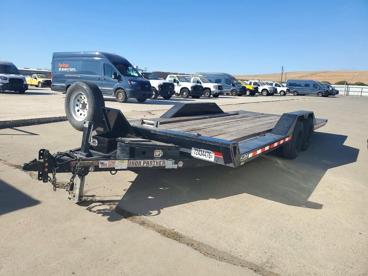 2023 IRON PANTHER UNKNOWN 8.5X20 10K PT-AP EQUIPMENT TRAILER | 7G71BE829PF010613 | UPCARS