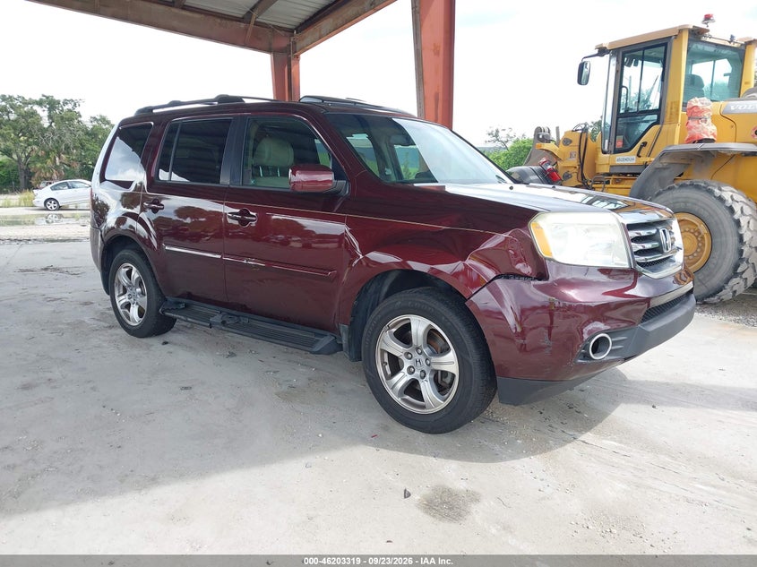 2012 HONDA PILOT EX-L | 5FNYF3H58CB015841 | UPCARS