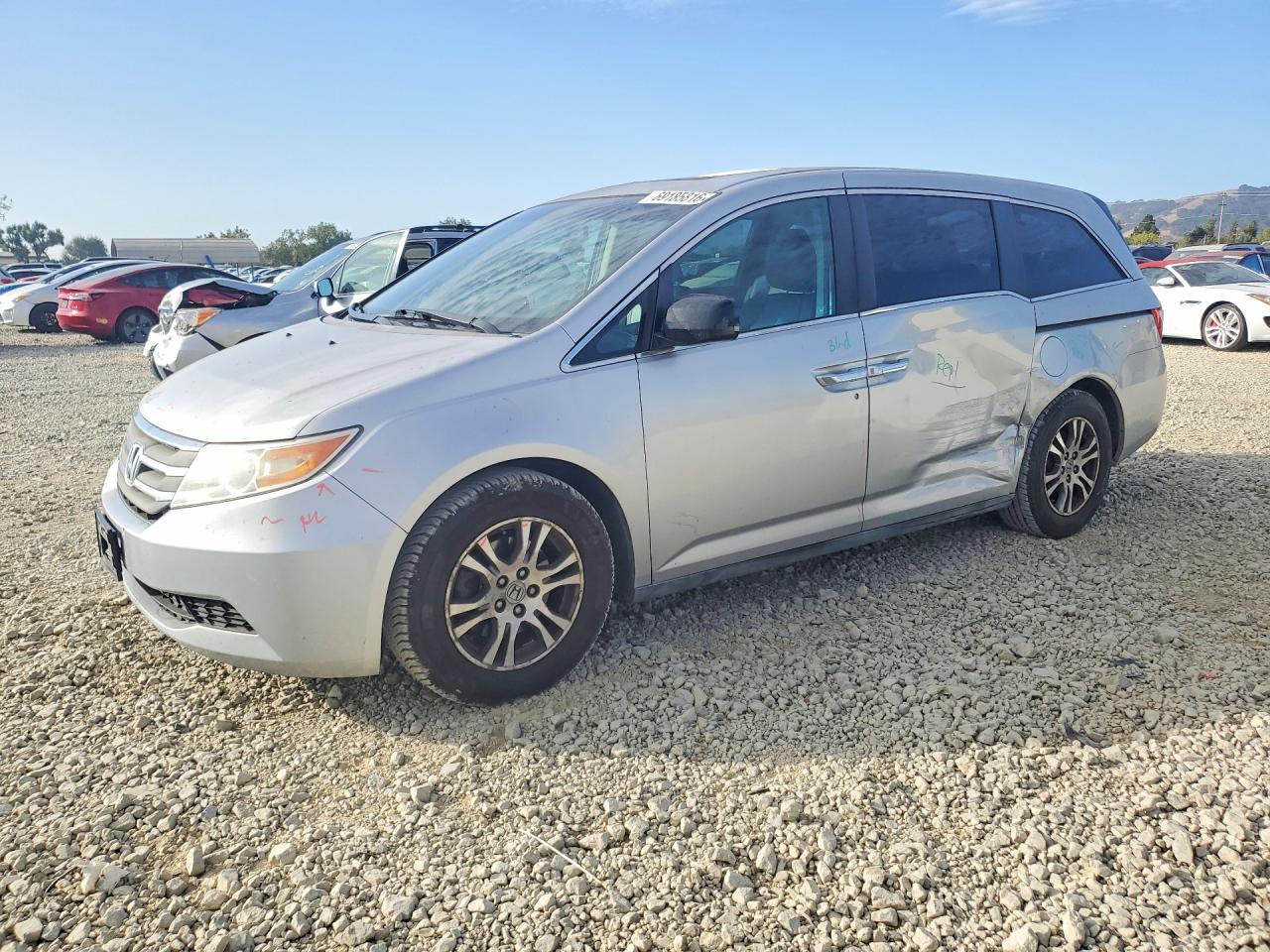 2012 HONDA ODYSSEY EXL | 5FNRL5H65CB075917 | UPCARS
