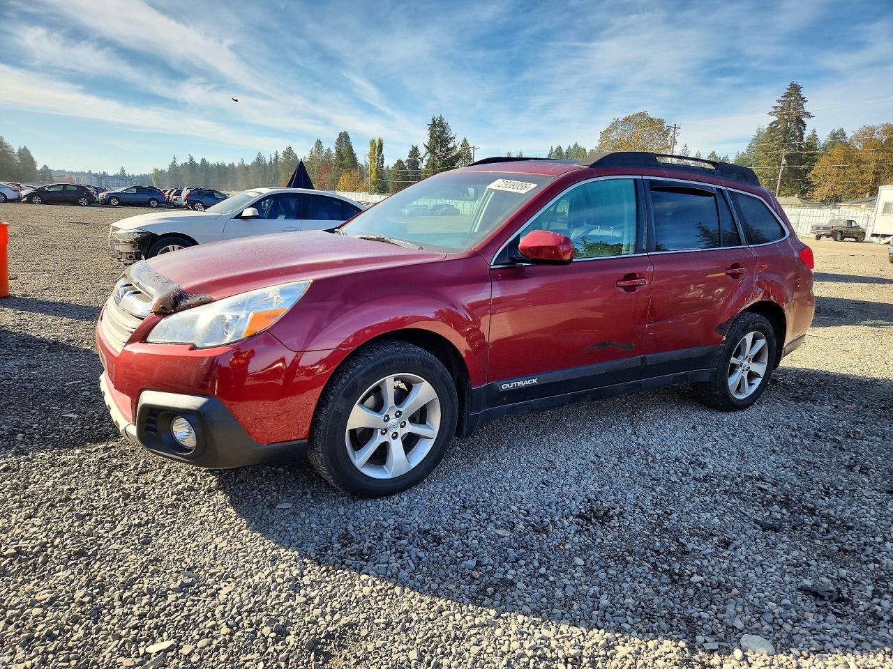 2013 SUBARU OUTBACK 2.5I LIMITED | 4S4BRBKC6D3221930 | UPCARS