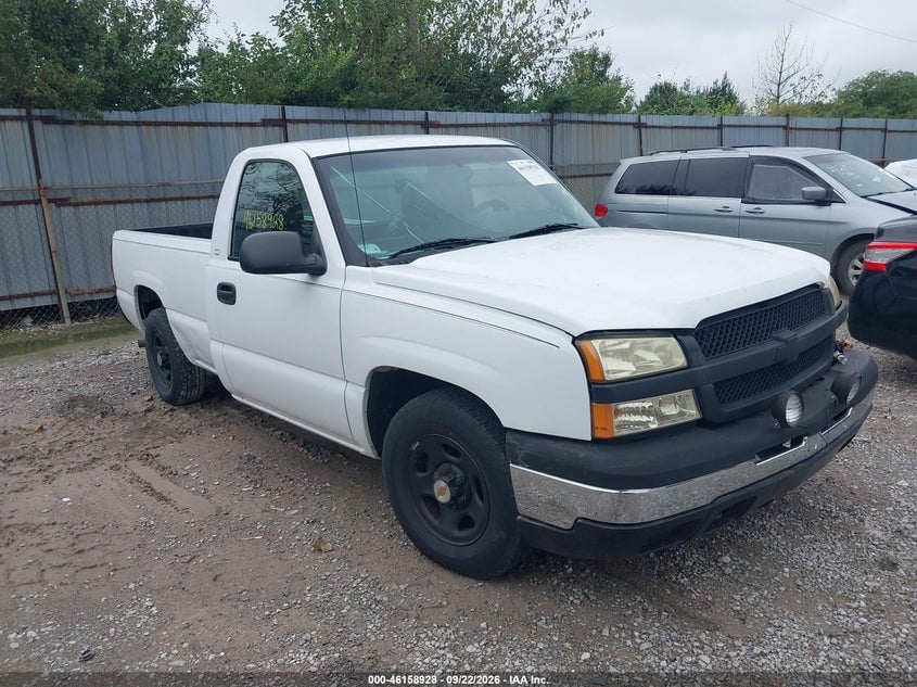 2003 CHEVROLET SILVERADO 1500 WORK TRUCK | 1GCEC14X63Z108083 | UPCARS