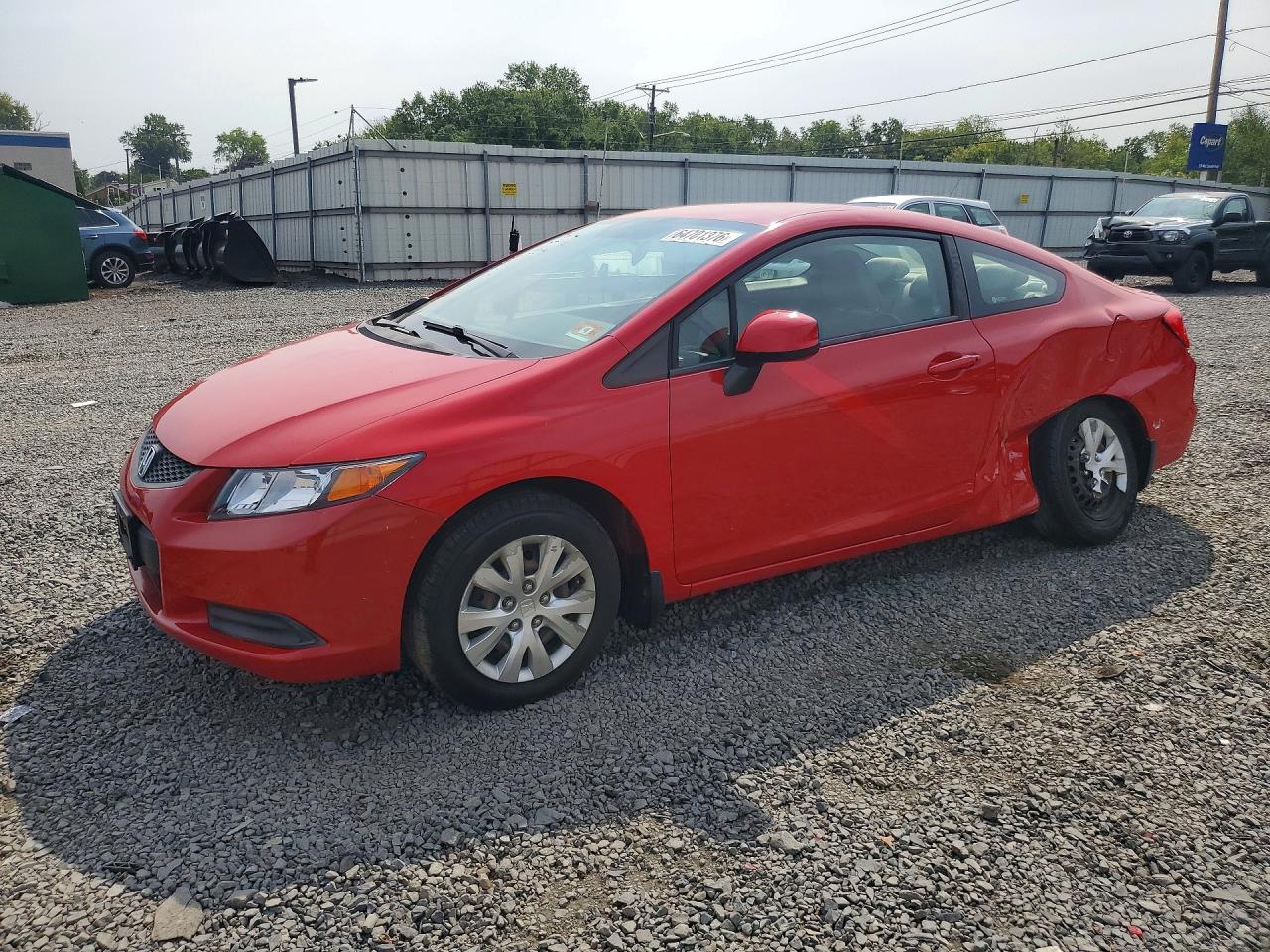 2012 HONDA CIVIC LX | 2HGFG3B57CH521167 | UPCARS