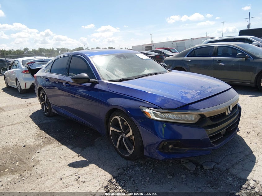 2022 HONDA ACCORD SPORT 2.0T | 1HGCV2F35NA005418 | UPCARS