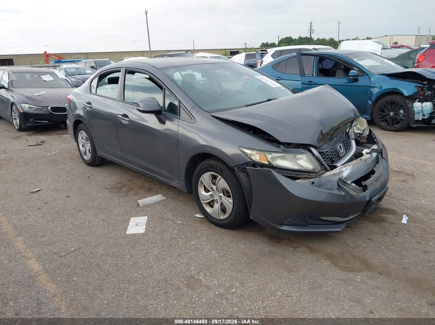 2013 HONDA CIVIC LX | 2HGFB2F51DH560146 | UPCARS