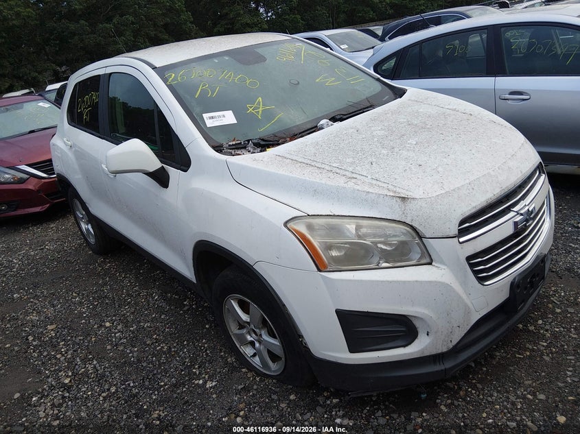 2016 CHEVROLET TRAX 1LS | KL7CJNSB4GB504746 | UPCARS