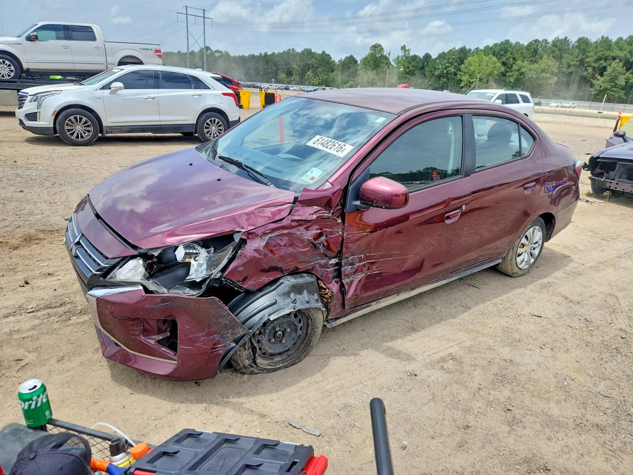 2022 MITSUBISHI MIRAGE G4 ES | ML32FUFJ7NHF04106 | UPCARS