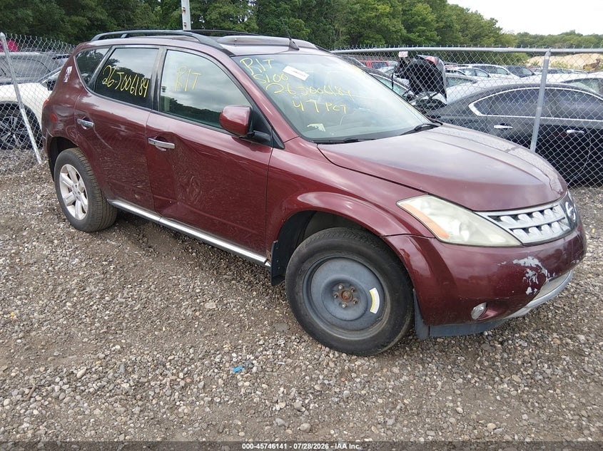 2006 NISSAN MURANO SL | JN8AZ08W56W538562 | UPCARS
