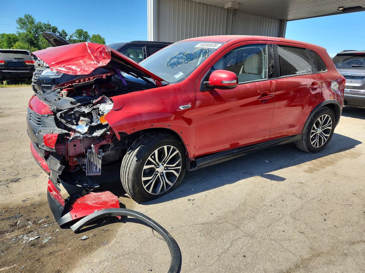 2017 MITSUBISHI OUTLANDER ES | JA4AP3AU6HZ031371 | UPCARS