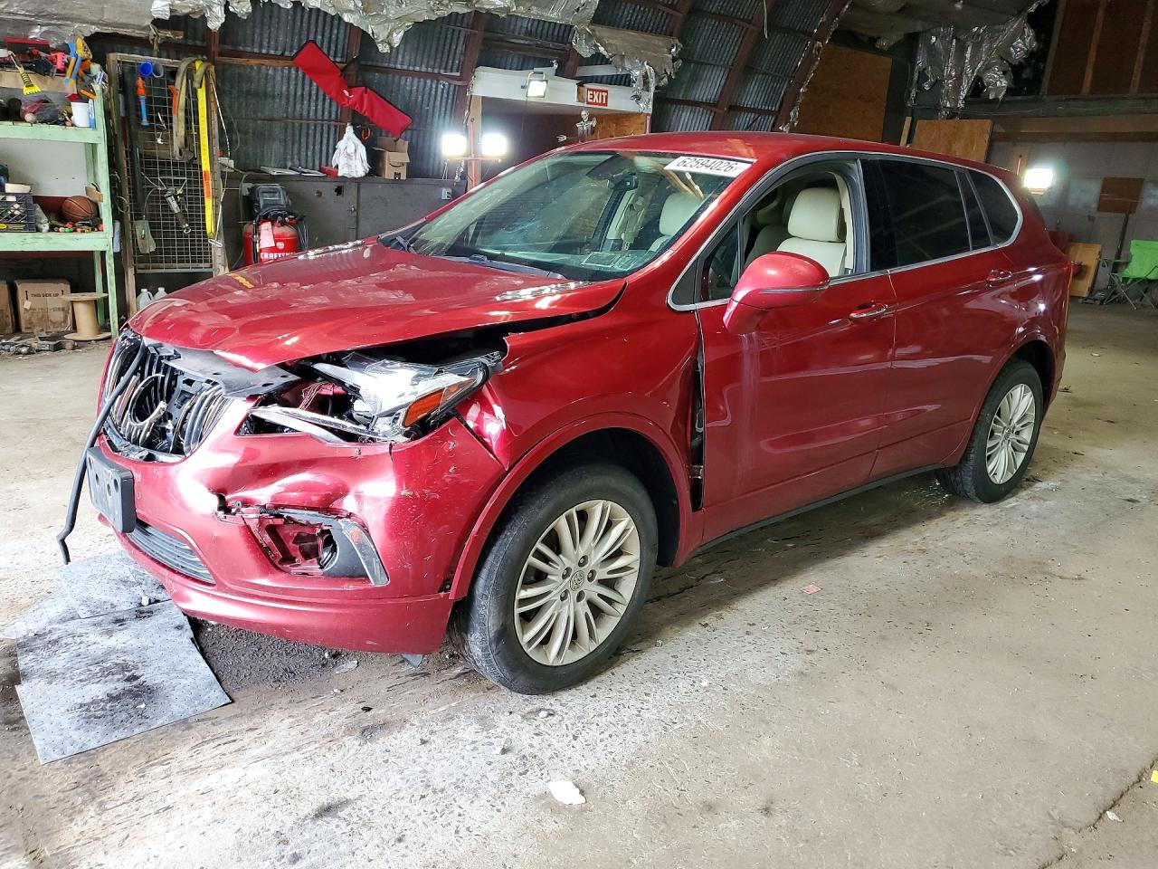 2017 BUICK ENVISION PREFERRED | LRBFXCSA8HD037961 | UPCARS