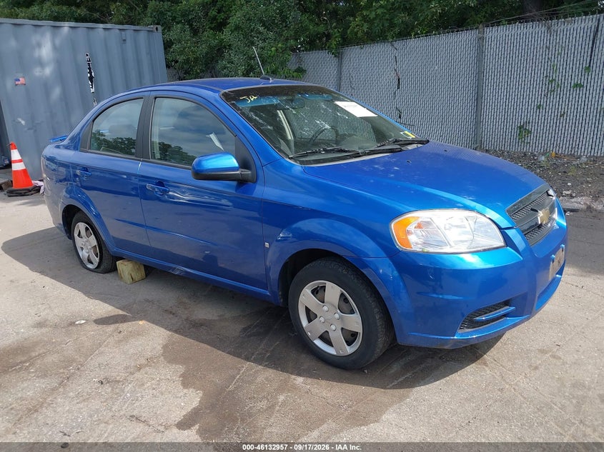 2009 CHEVROLET AVEO LT | KL1TD56E89B607077 | UPCARS