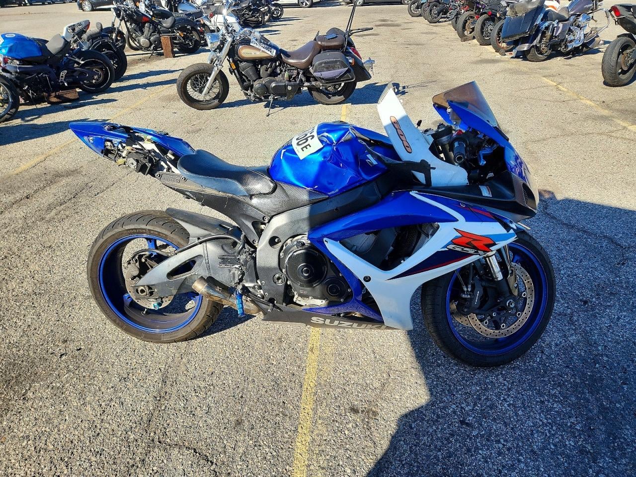 2007 SUZUKI GSXR600 | JS1GN7DA372122419 | UPCARS