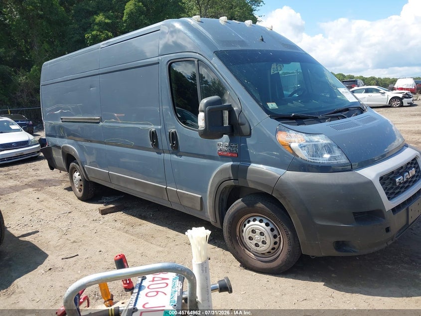 2021 RAM PROMASTER 3500 CARGO VAN HIGH ROOF 159 WB EXT | 3C6MRVJG9ME572172 | UPCARS