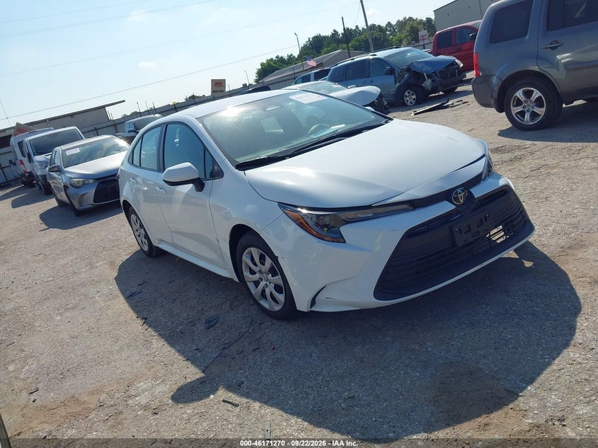 2025 TOYOTA COROLLA LE | 5YFB4MDE1SP275153 | UPCARS