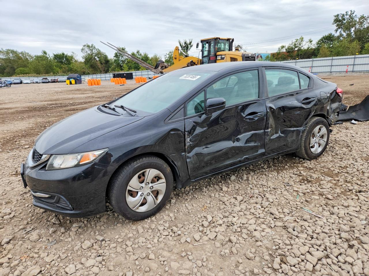 2014 HONDA CIVIC LX | 19XFB2F5XEE071496 | UPCARS