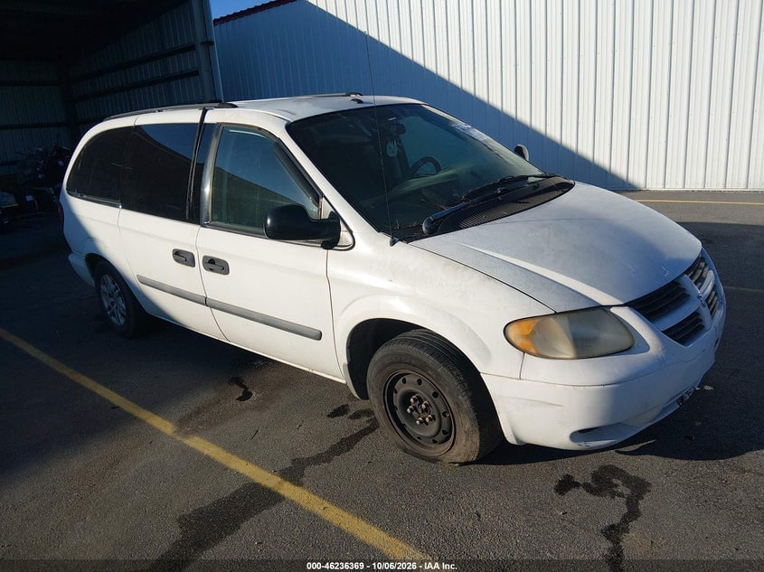 2007 DODGE GRAND CARAVAN SE | 1D4GP24RX7B172262 | UPCARS