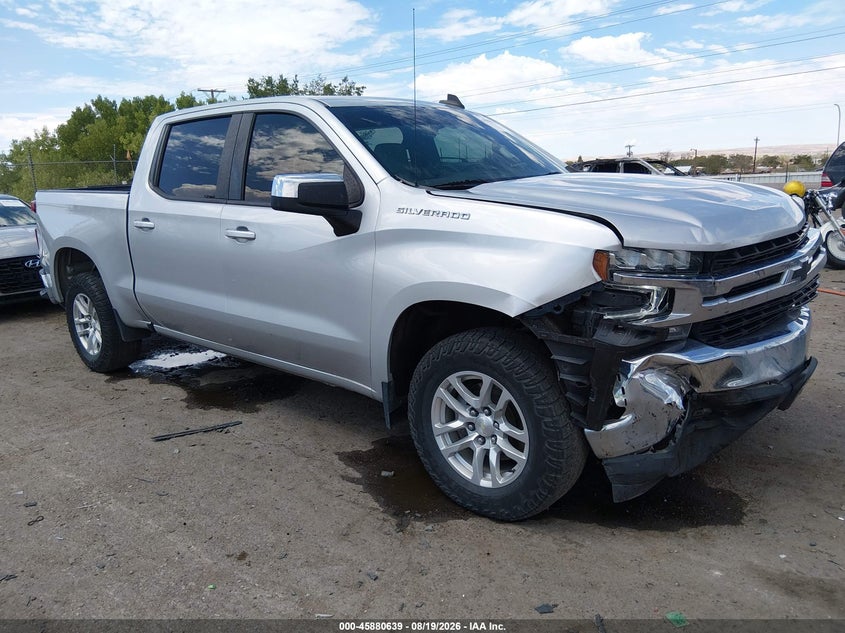 2021 CHEVROLET SILVERADO 1500 2WD  SHORT BED LT | 1GCPWCED1MZ244686 | UPCARS