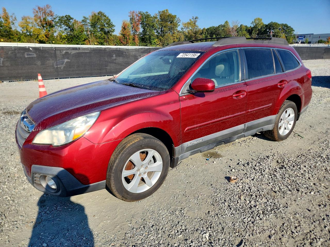 2013 SUBARU OUTBACK 2.5I PREMIUM | 4S4BRCGCXD3263404 | UPCARS