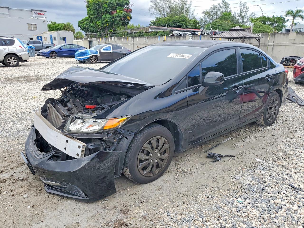 2013 HONDA CIVIC LX | 19XFB2F51DE087892 | UPCARS