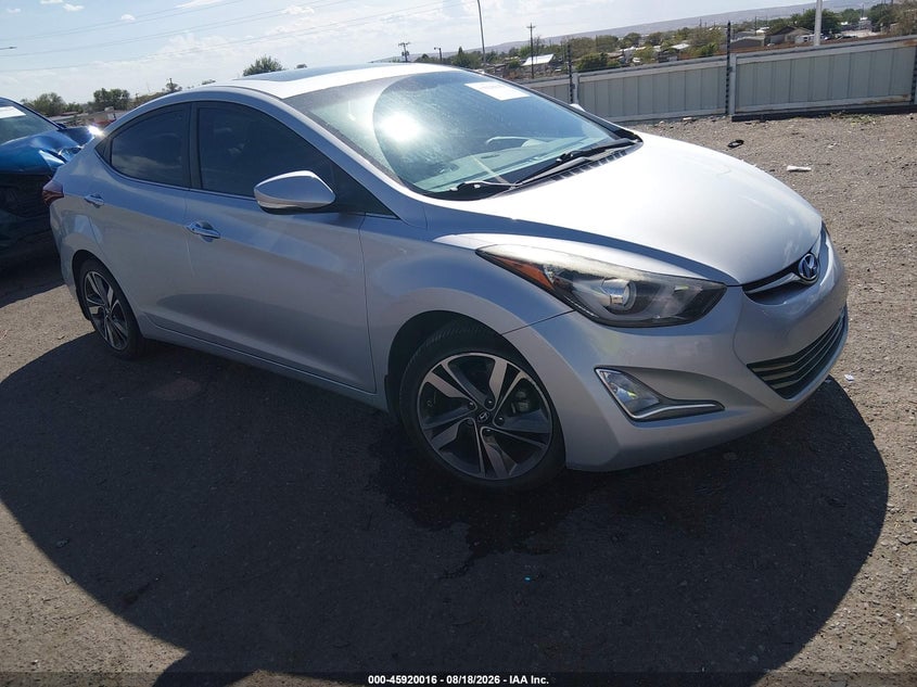 2014 HYUNDAI ELANTRA LIMITED | 5NPDH4AEXEH488816 | UPCARS