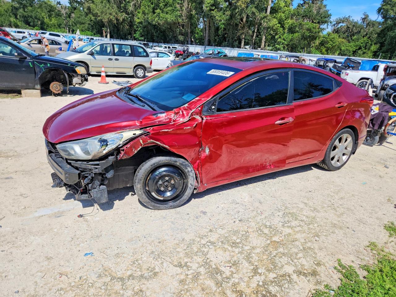 2013 HYUNDAI ELANTRA LIMITED | 5NPDH4AE9DH250891 | UPCARS
