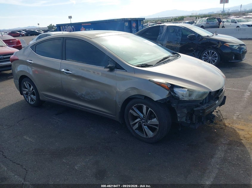 2014 HYUNDAI ELANTRA LIMITED | 5NPDH4AE3EH528895 | UPCARS