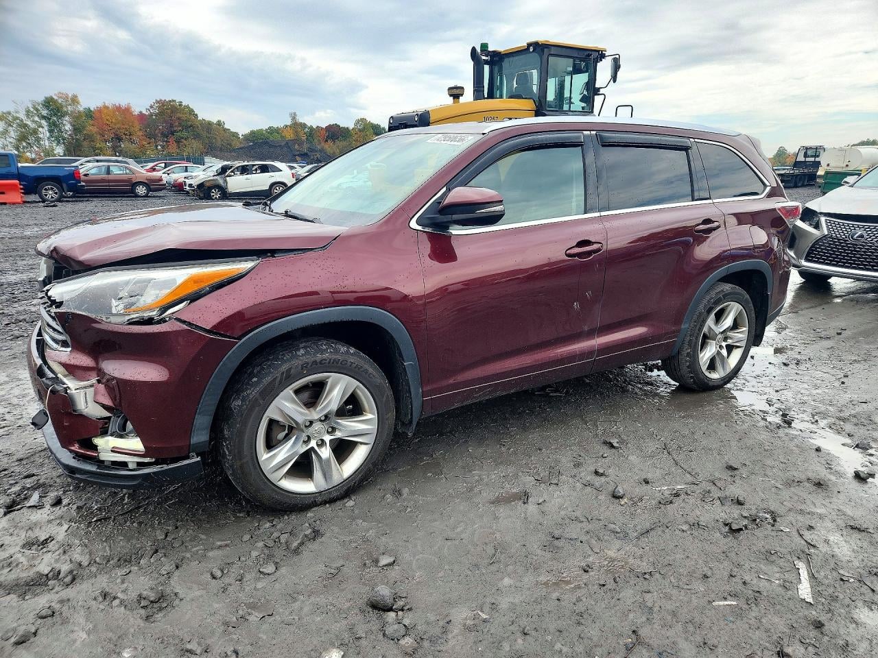 2014 TOYOTA HIGHLANDER LIMITED | 5TDDKRFH4ES053303 | UPCARS