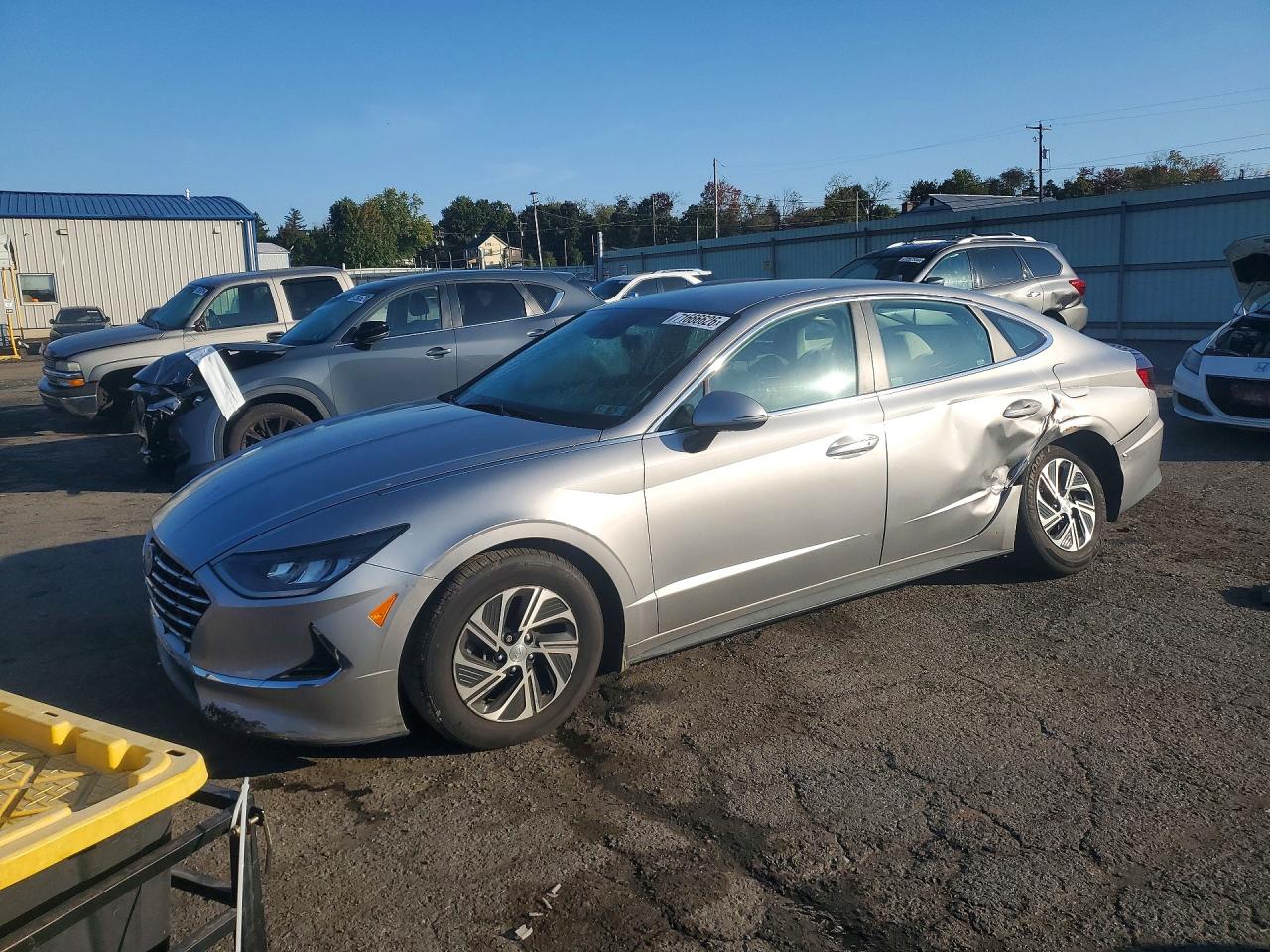 2020 HYUNDAI SONATA BLUE | KMHL24JJ6LA009947 | UPCARS