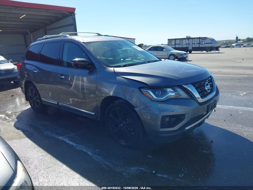 2017 NISSAN PATHFINDER PLATINUM | 5N1DR2MM8HC669493 | UPCARS