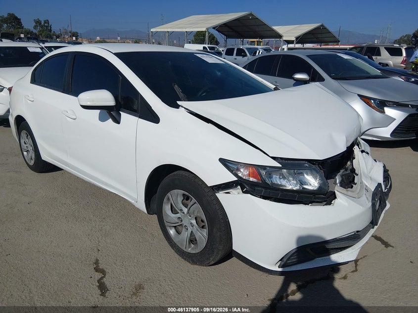 2015 HONDA CIVIC LX | 2HGFB2F54FH540105 | UPCARS