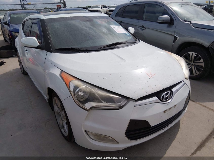 2014 HYUNDAI VELOSTER BASE W/GRAY | KMHTC6AD9EU215901 | UPCARS