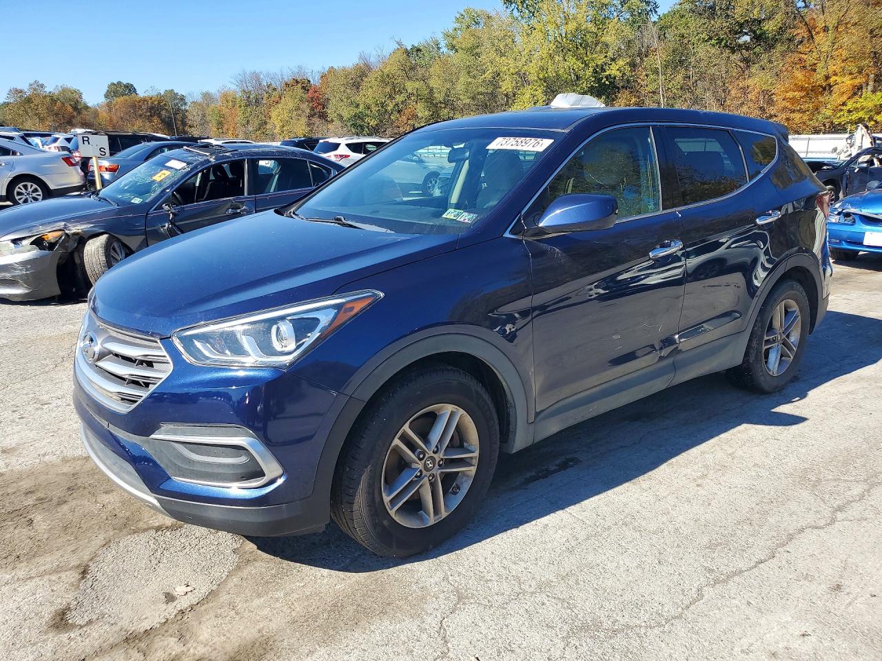 2018 HYUNDAI SANTA FE 2.4L | 5XYZTDLBXJG533777 | UPCARS