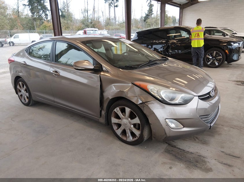 2013 HYUNDAI ELANTRA LIMITED | 5NPDH4AE9DH345645 | UPCARS