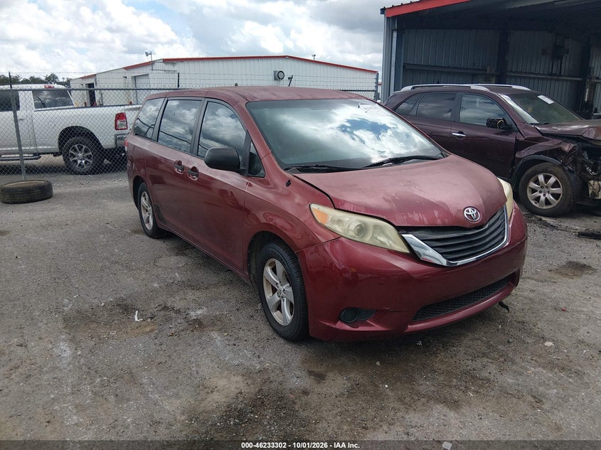 2012 TOYOTA SIENNA BASE 7 PASSENGER | 5TDKA3DC9CS013052 | UPCARS