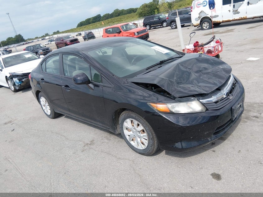 2012 HONDA CIVIC LX | 19XFB2F53CE093952 | UPCARS