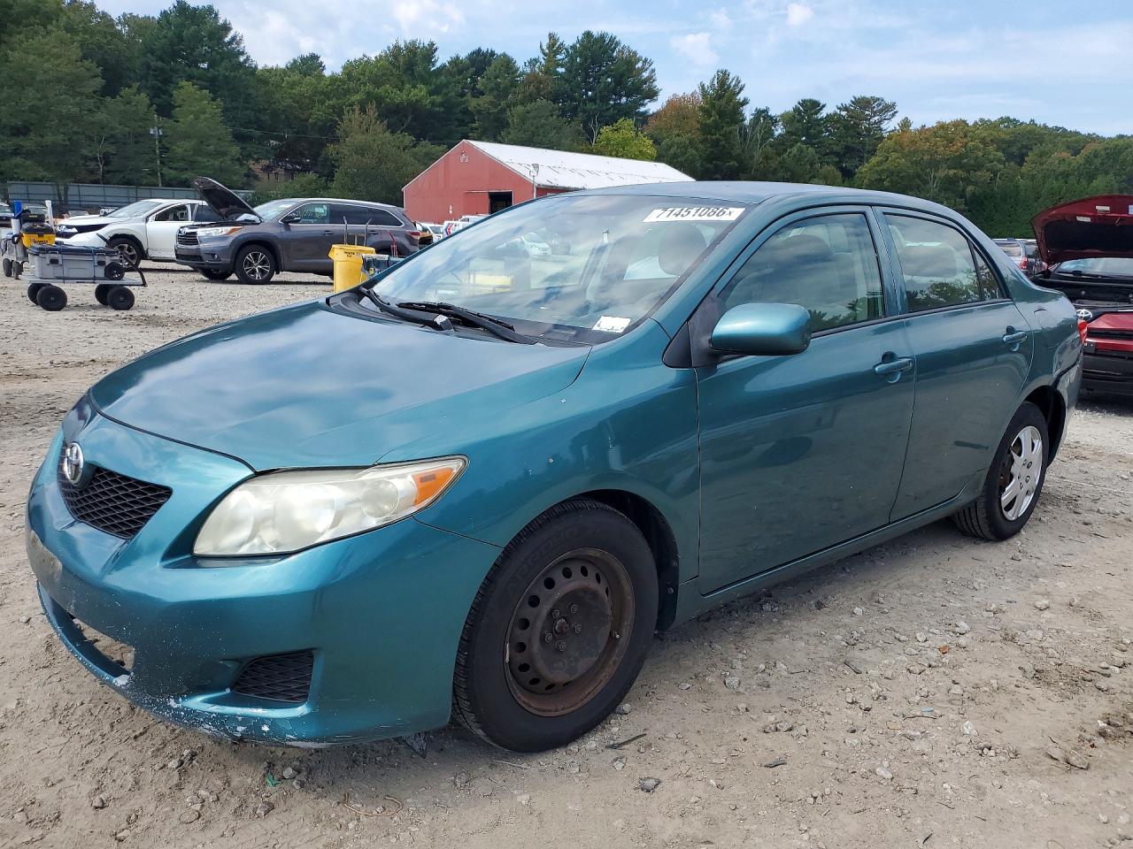 2009 TOYOTA COROLLA BASE | JTDBL40E59J001364 | UPCARS