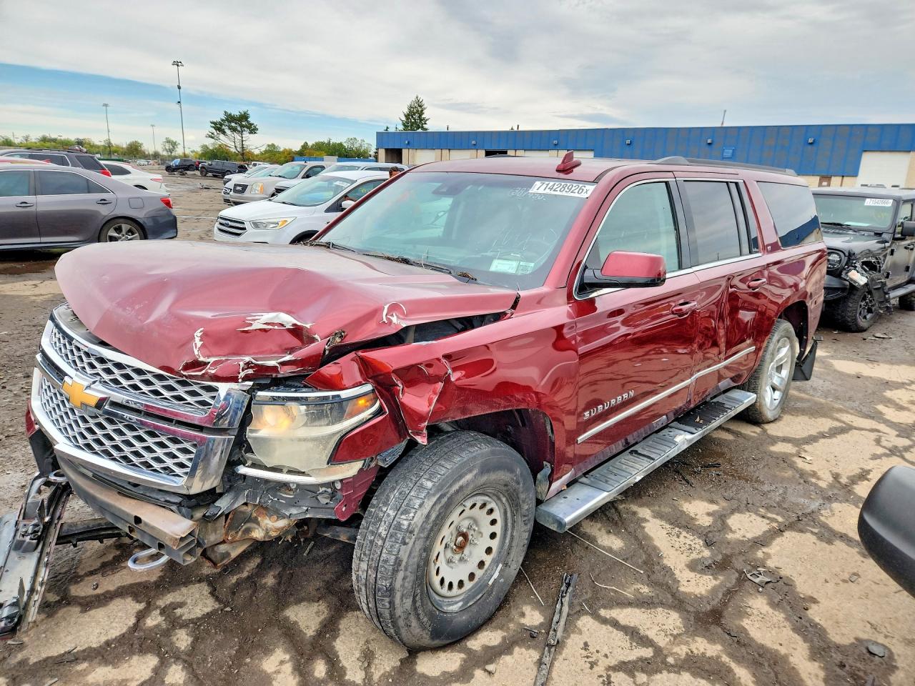 2018 CHEVROLET SUBURBAN K1500 LT | 1GNSKHKC0JR384732 | UPCARS