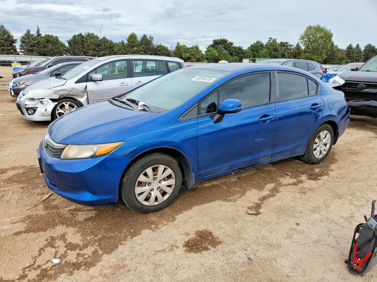 2012 HONDA CIVIC LX | 2HGFB2F59CH581597 | UPCARS