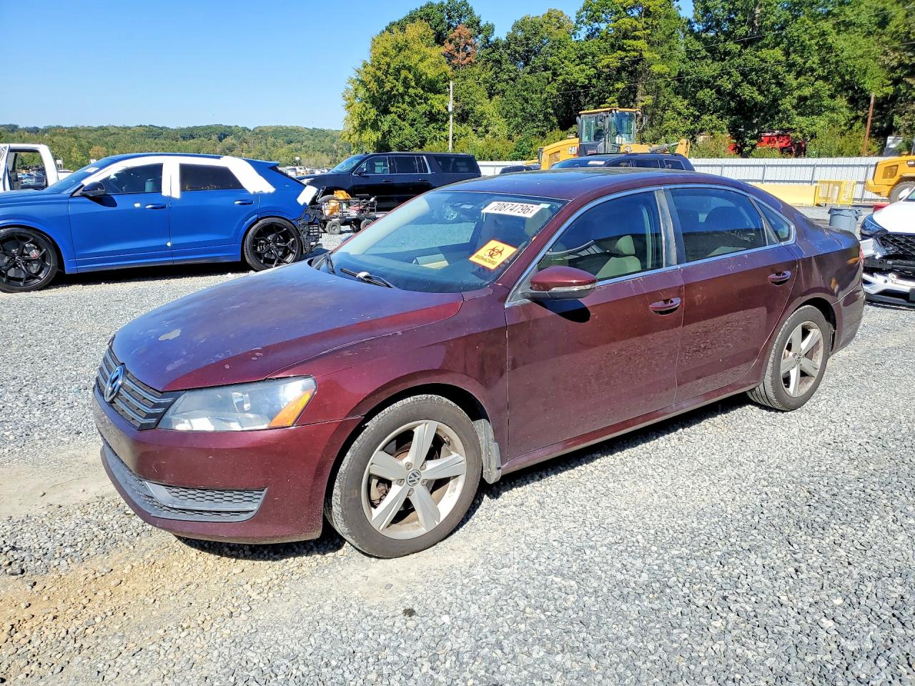 2012 VOLKSWAGEN PASSAT SE | 1VWBH7A38CC067836 | UPCARS