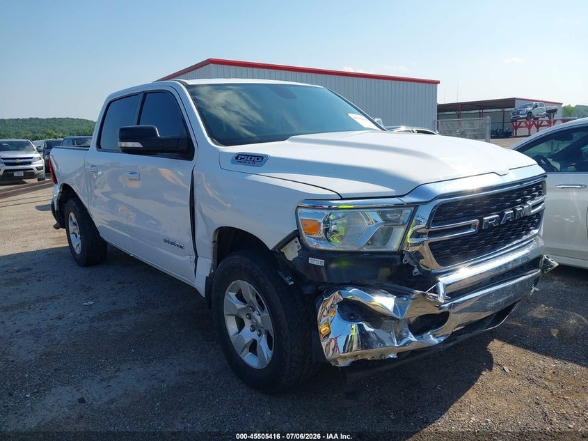 2022 RAM 1500 BIG HORN  4X4 5'7 BOX | 1C6SRFFT6NN242277 | UPCARS