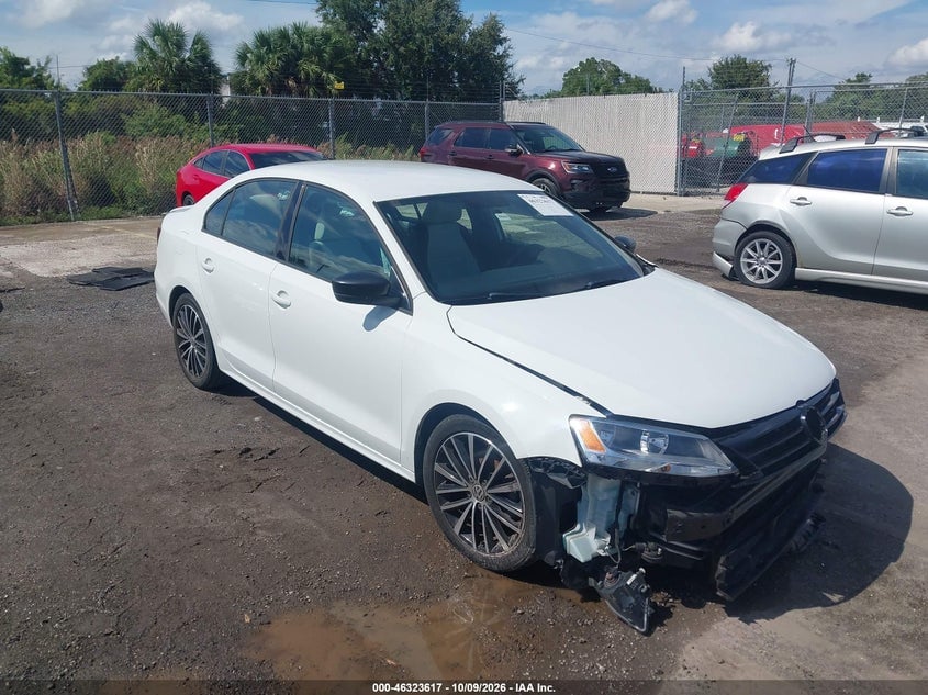2016 VOLKSWAGEN JETTA 1.8T SPORT | 3VWD17AJ4GM413929 | UPCARS