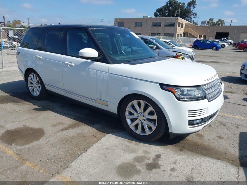 2016 LAND ROVER RANGE ROVER 3.0L V6 SUPERCHARGED HSE | SALGS2PF9GA288208 | UPCARS