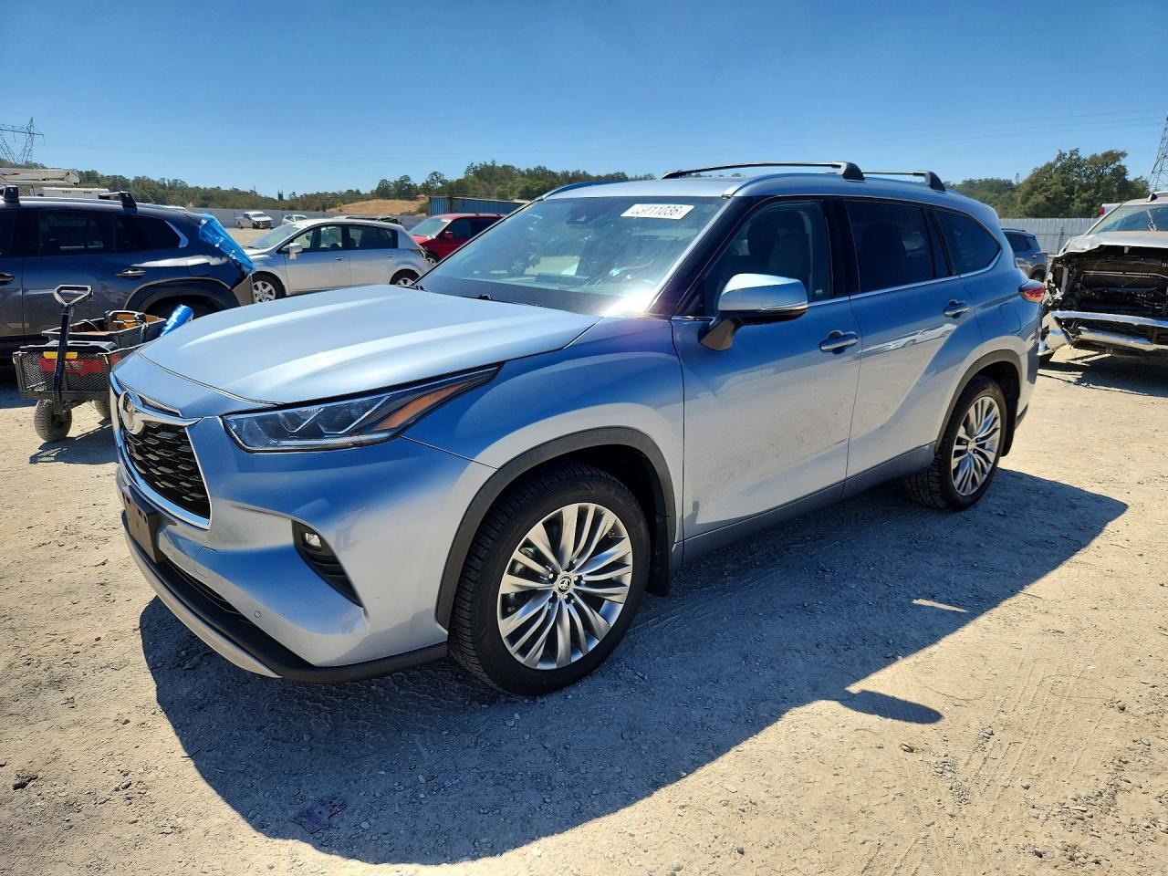 2022 TOYOTA HIGHLANDER PLATINUM | 5TDFZRBHXNS214456 | UPCARS