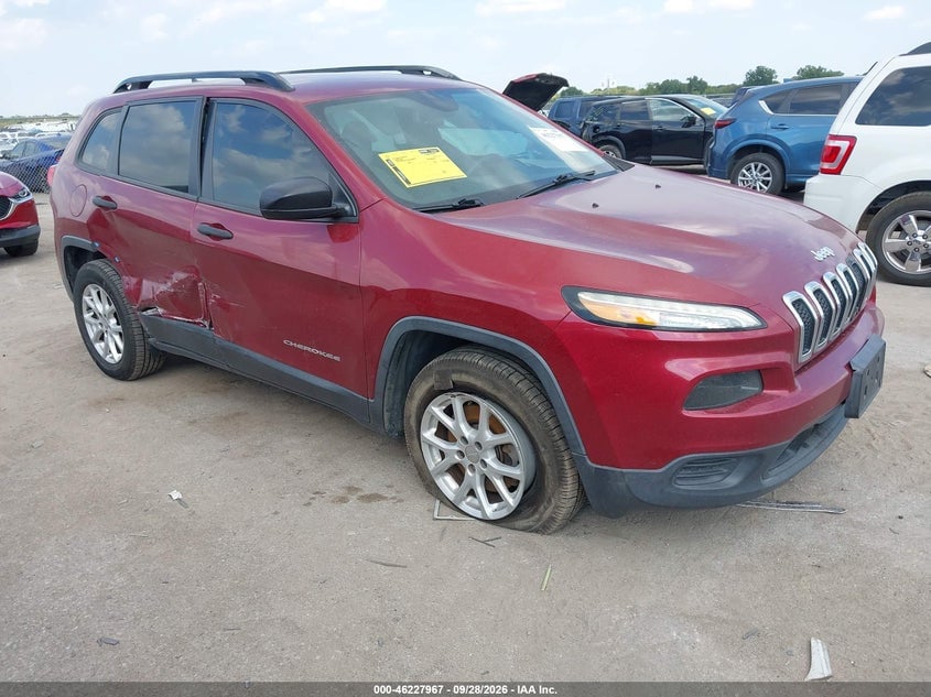 2016 JEEP CHEROKEE SPORT | 1C4PJLAB9GW126653 | UPCARS