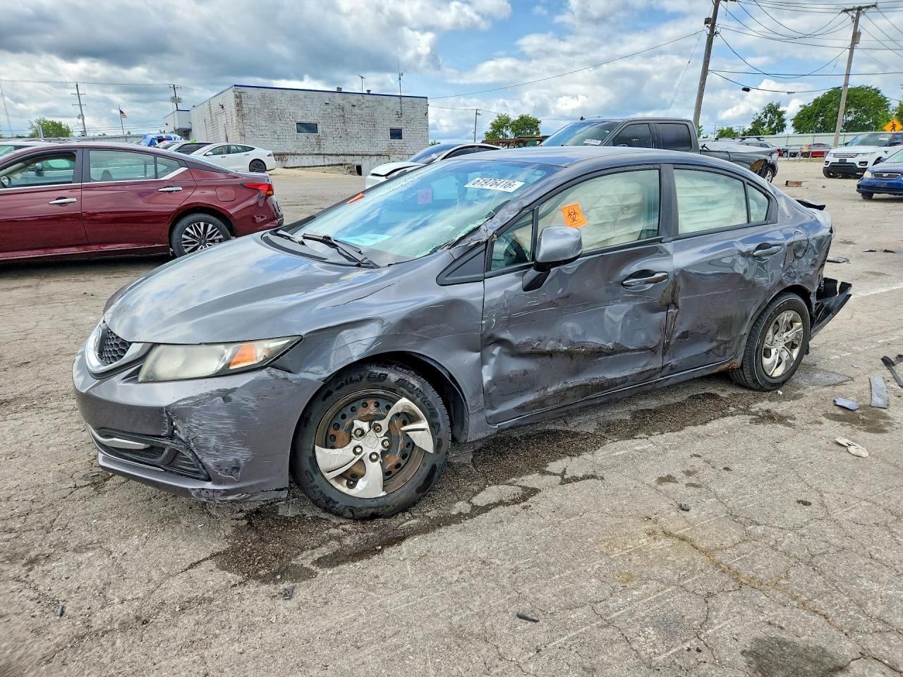 2013 HONDA CIVIC LX | 19XFB2F59DE028136 | UPCARS