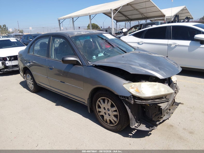 2005 HONDA CIVIC LX | 2HGES16595H552321 | UPCARS