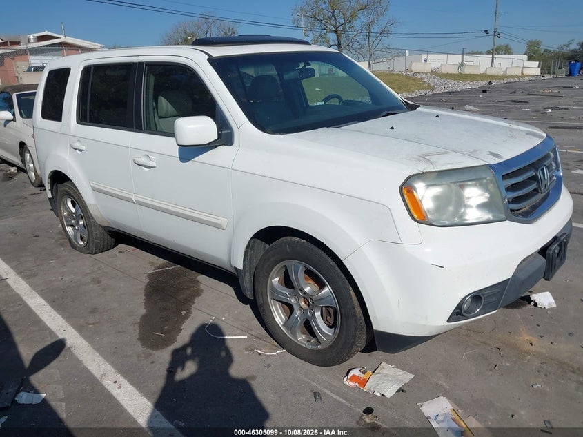 2013 HONDA PILOT EX-L | 5FNYF3H51DB028528 | UPCARS